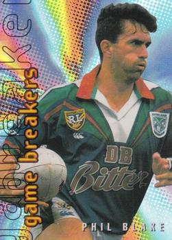 1996 Dynamic ARL Series 1 - Game Breakers #GB8 Phil Blake Front